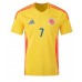 Kolumbien Luis Diaz #7 Replik Heimtrikot Copa America 2024 Kurzarm